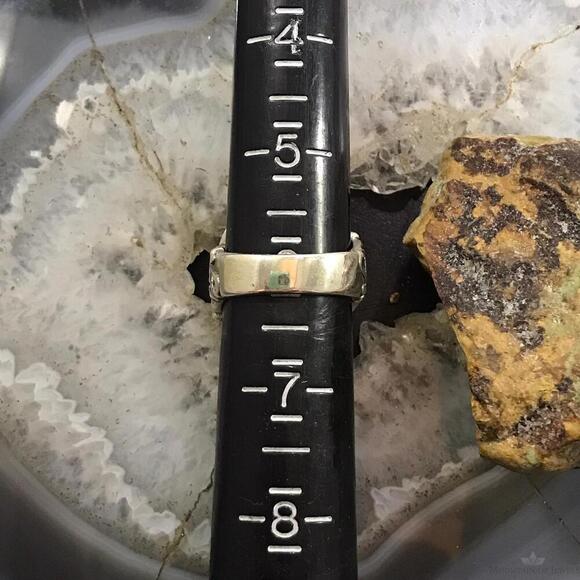 Carolyn Pollack Sterling Silver Elongated Oval Variscite Ring Size 6 For Women - Picture 10 of 10